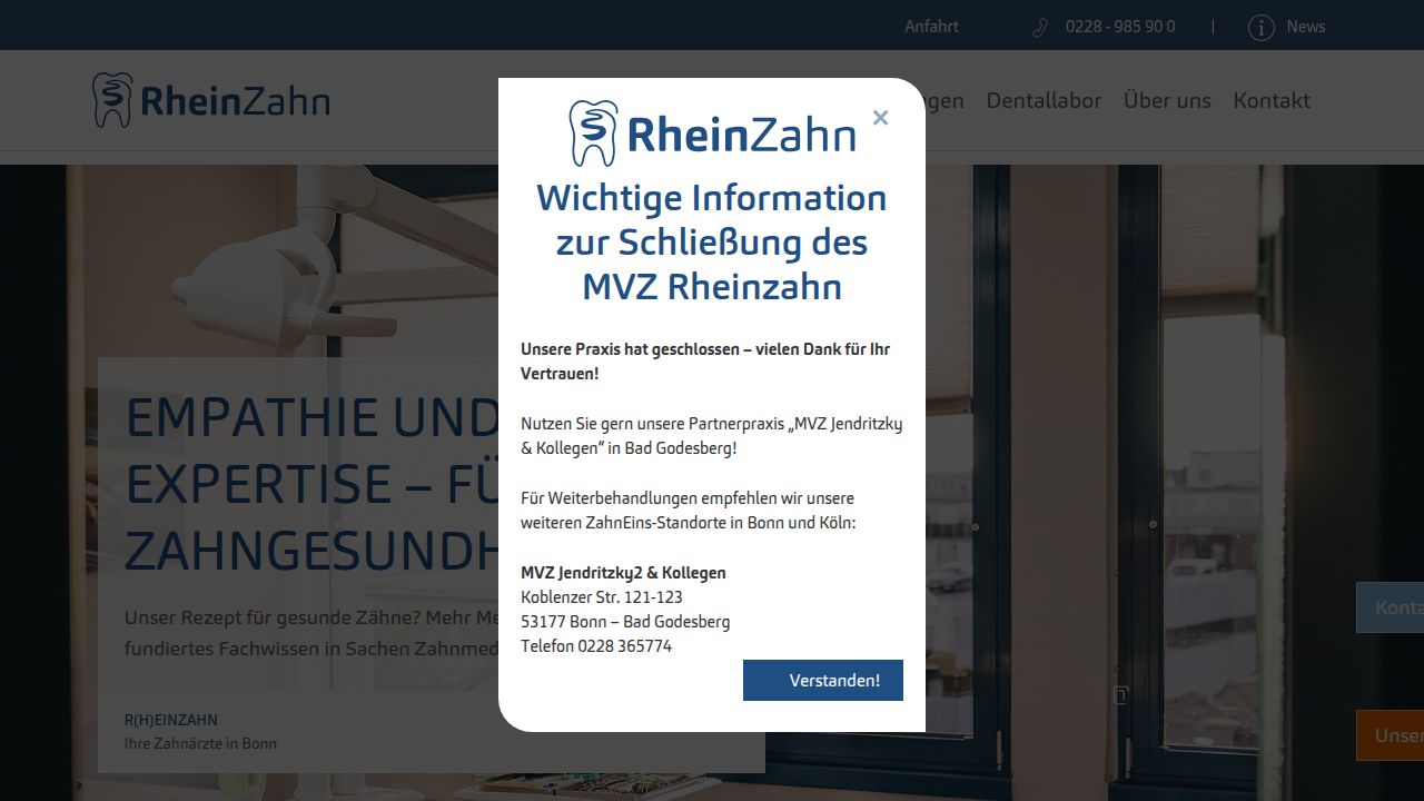 Startseite der Internetseite von Herr Dr. Andreas J. Zimmermann  MSc
