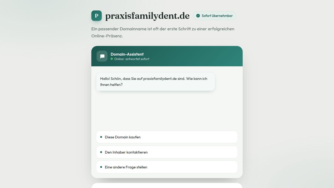 Startseite der Internetseite von Herr Dr. med. dent. Christoph Schmid