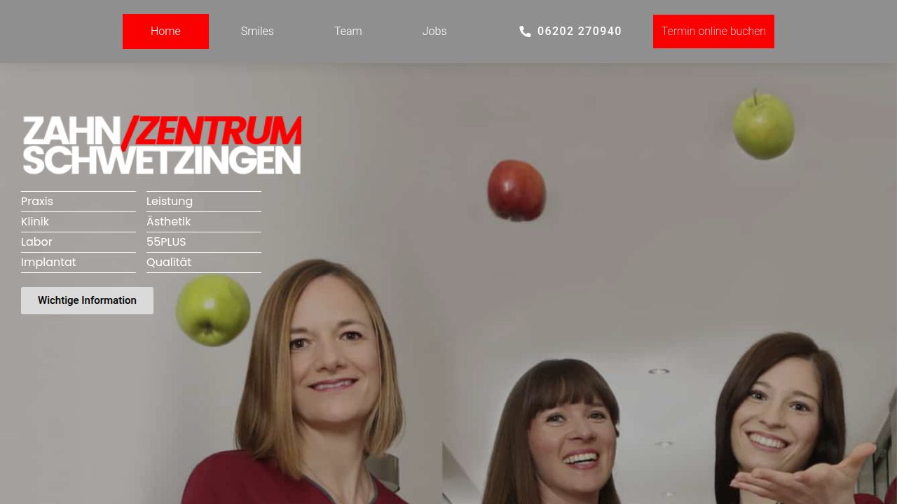 Startseite der Internetseite von Herr Dr. Albert Micke