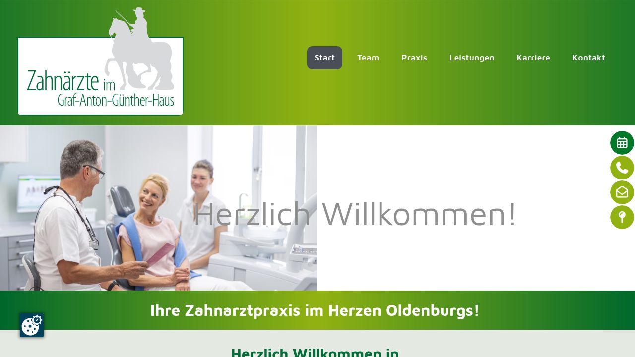 Startseite der Internetseite von Herr Dr. Tim Heine