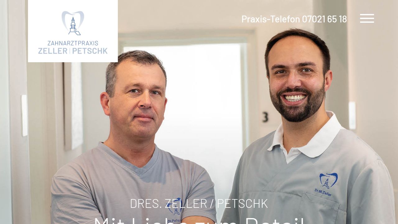 Startseite der Internetseite von Herr Dr. Werner Zeller