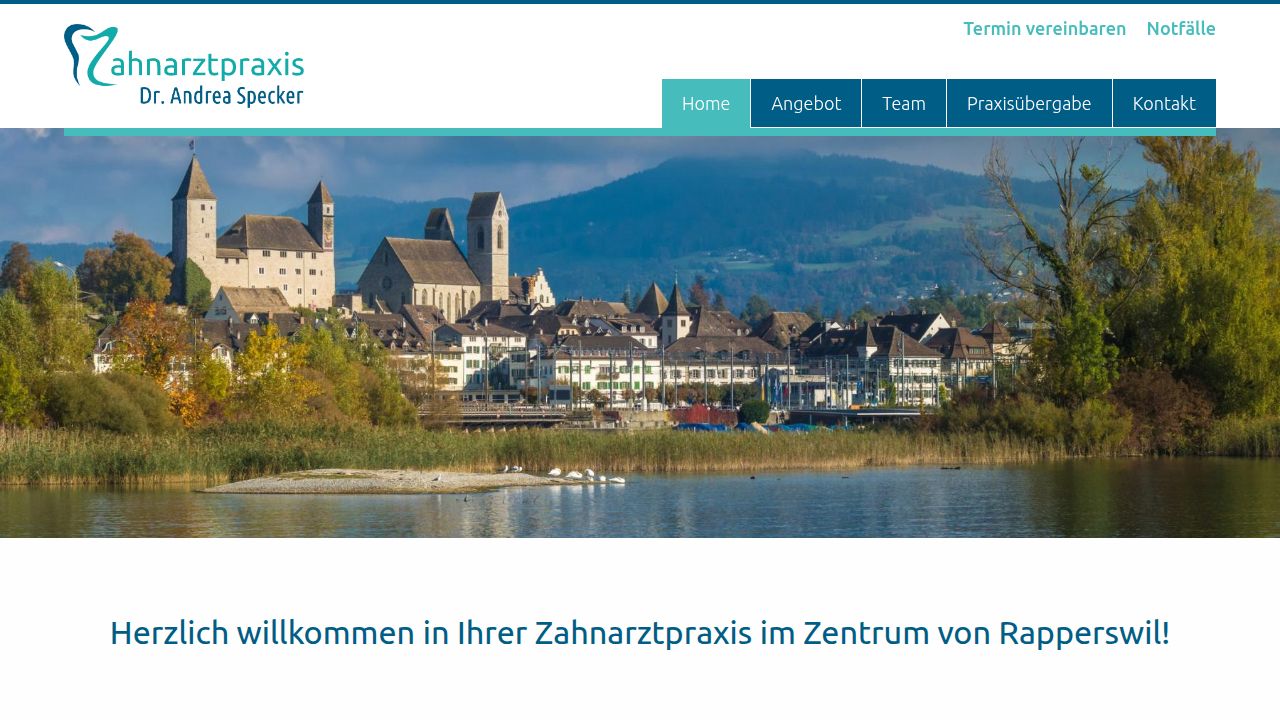 Startseite der Internetseite von Dr.med.dent. Andre Martin