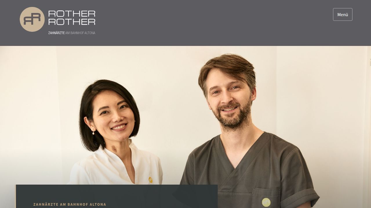 Startseite der Internetseite von Dr. med. dent. Michael Rother