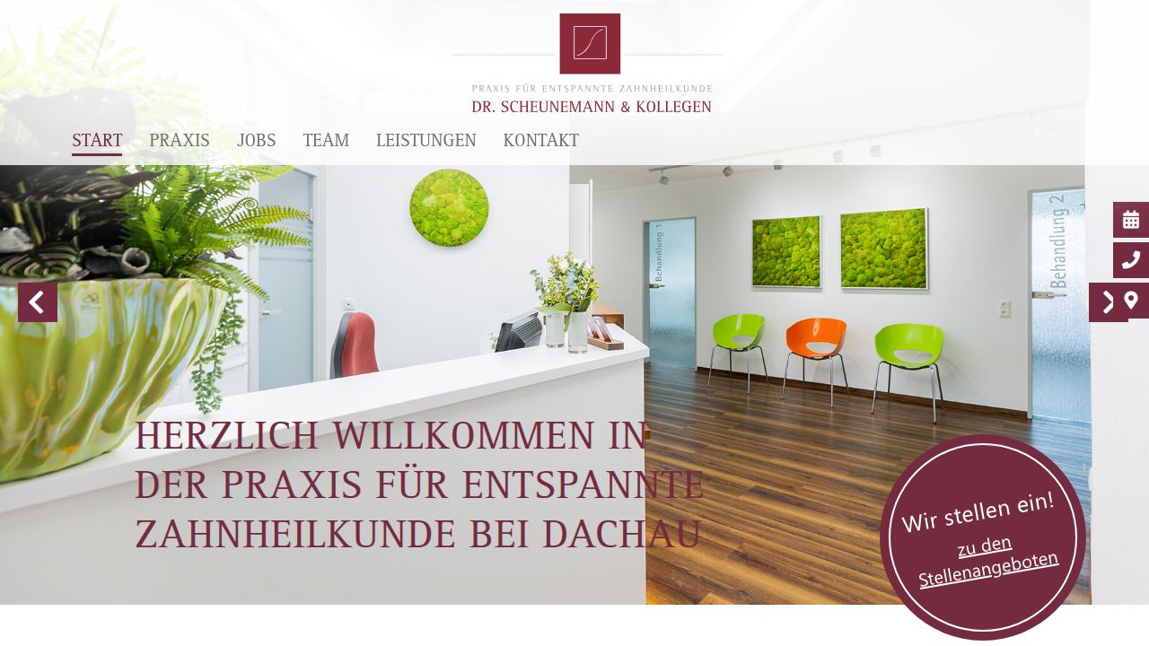 Startseite der Internetseite von Dr. Andreas Scheunemann