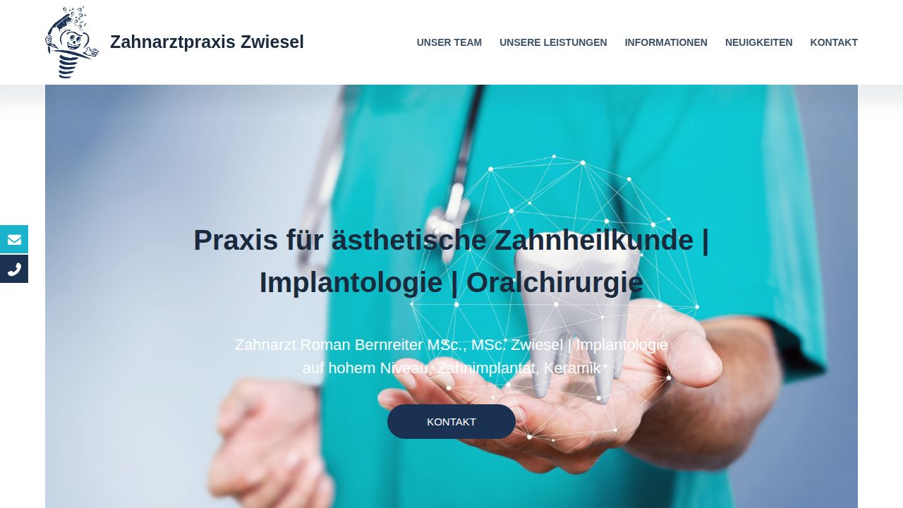 Startseite der Internetseite von Roman Bernreiter MSc MSc