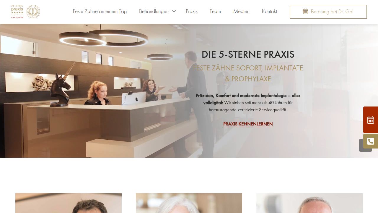 Startseite der Internetseite von Herr Dr. Jos Z. Gal